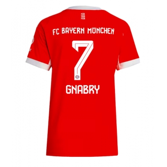 Billige Fotballdrakt Bayern Munich Serge Gnabry #7 Replika Hjemmedrakt Dame 2025-26 Kortermet
